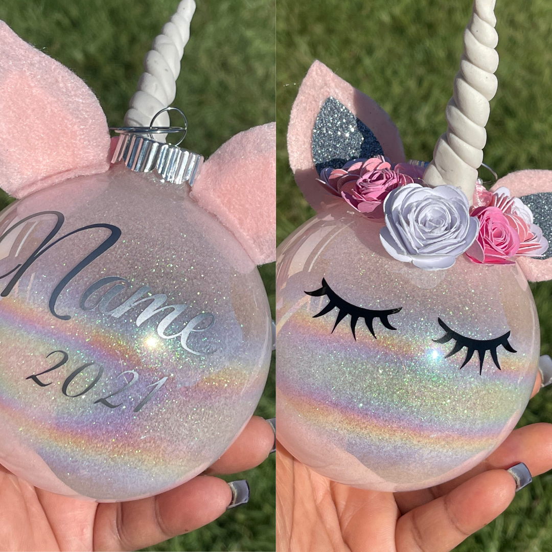 Unicorn Christmas ornaments