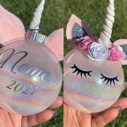 Unicorn Christmas ornaments